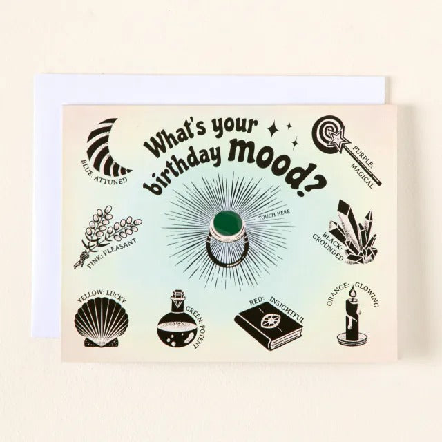 Color Changing Mood Ring Birthday Card