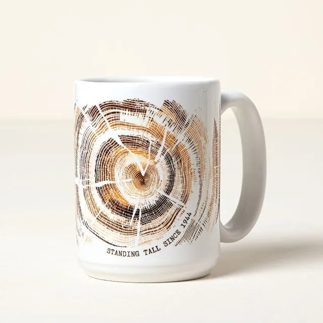 Custom Tree Ring Birthday Mug