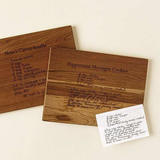 Personalized Family Recipe Board