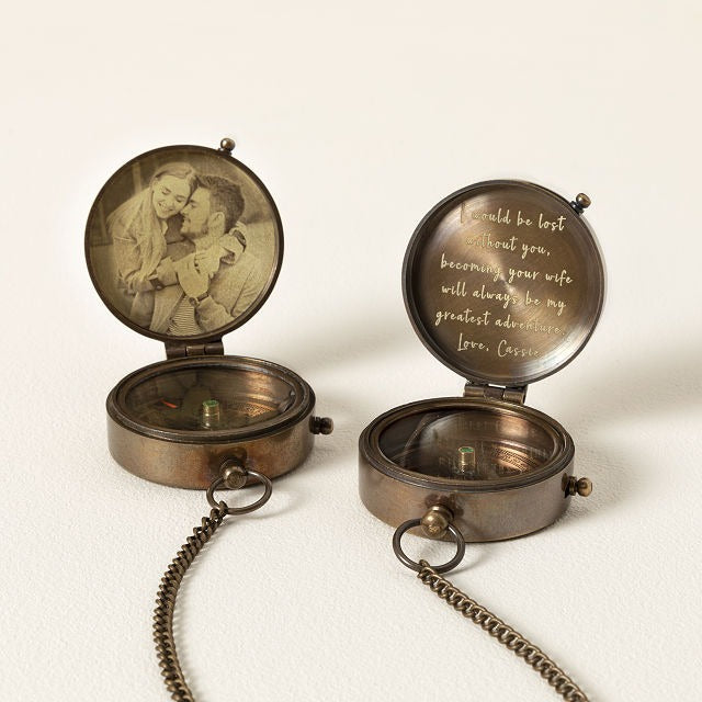 Personalized Engraved Compass