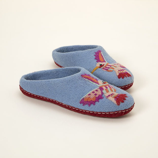 Handmade Hummingbird Slippers