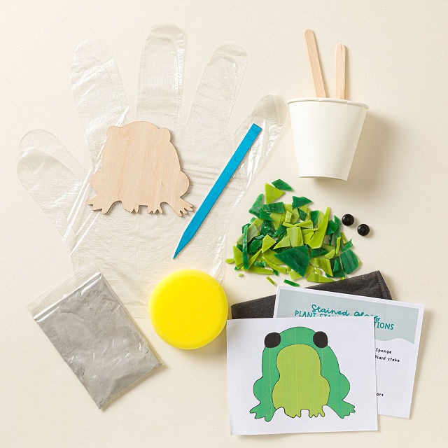 DIY Stained Glass Mosaic Plant Stake Kit