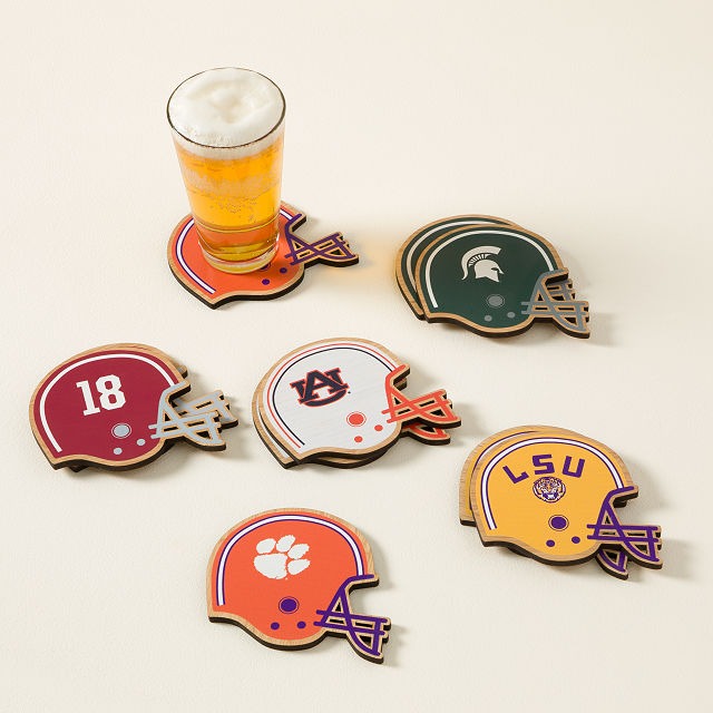 College Football Game Day Coaster Set