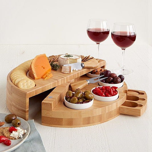 Compact Swivel Cheese & Tapas Board