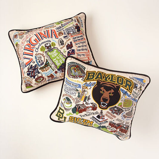 Embroidered College Pillows