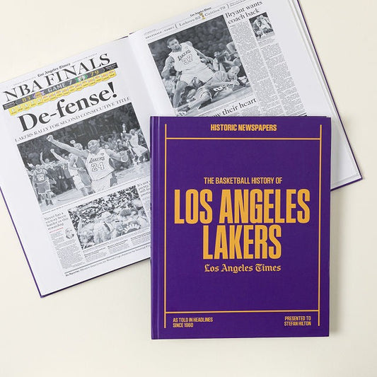 Personalized NBA Basketball History Books