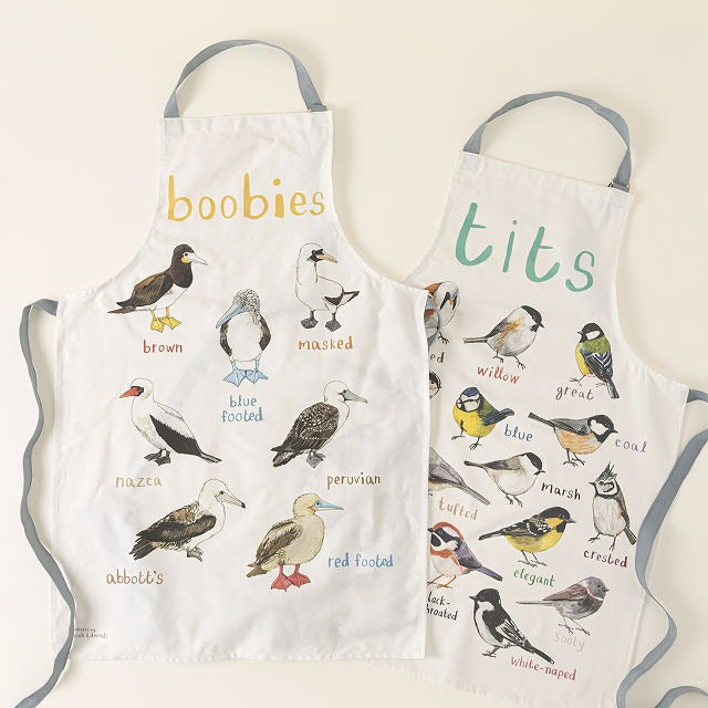 Fowl Language Apron- Tits & Boobies