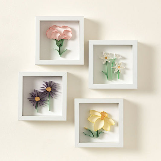 Birth Month Flower 3D Art