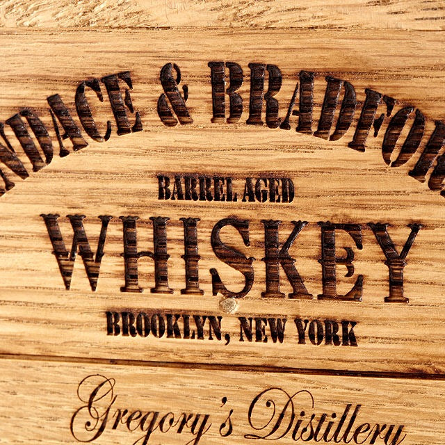 Personalized Whiskey Barrel