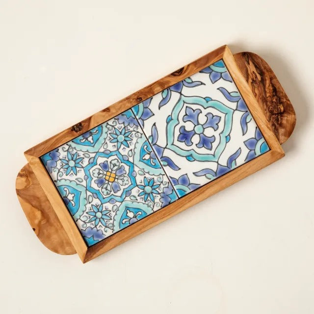 Tunisian Tiled Snack Tray