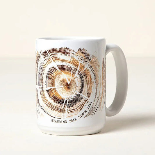 Custom Tree Ring Birthday Mug