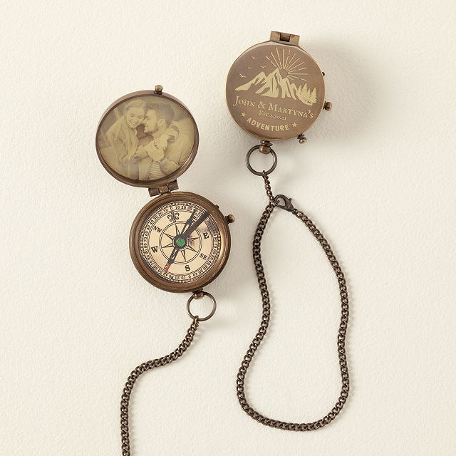 Personalized Engraved Compass