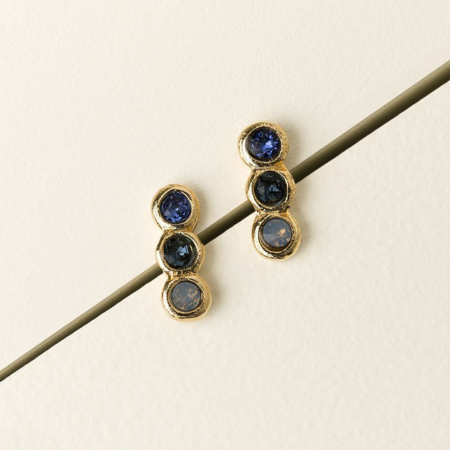 Ombre Crystal Birthstone Studs