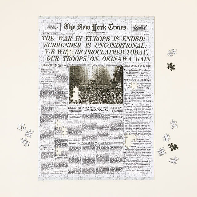 New York Times Custom Front Page Puzzle