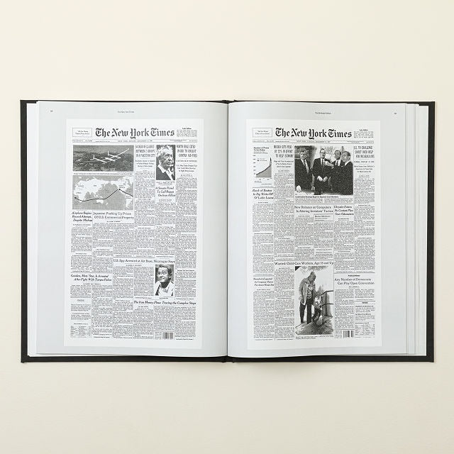 New York Times Premium Custom Birthday Book