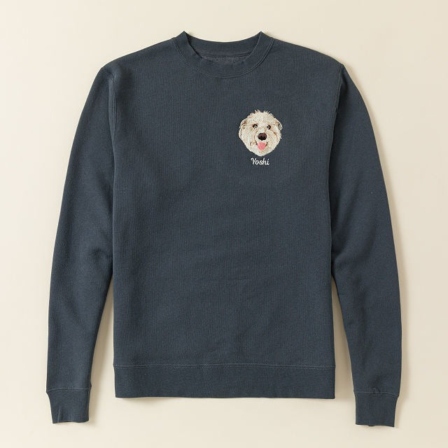 Custom Pet Embroidered Sweatshirt