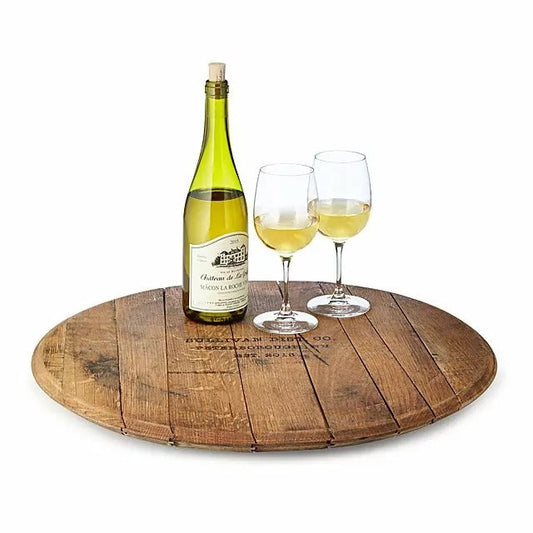 Custom Bourbon Barrel Lazy Susan