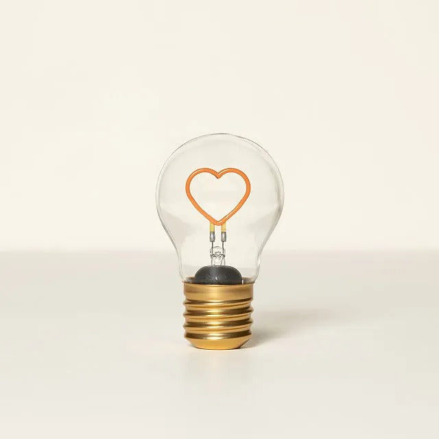 Rechargeable Cordless Magic Heart Light Bulb