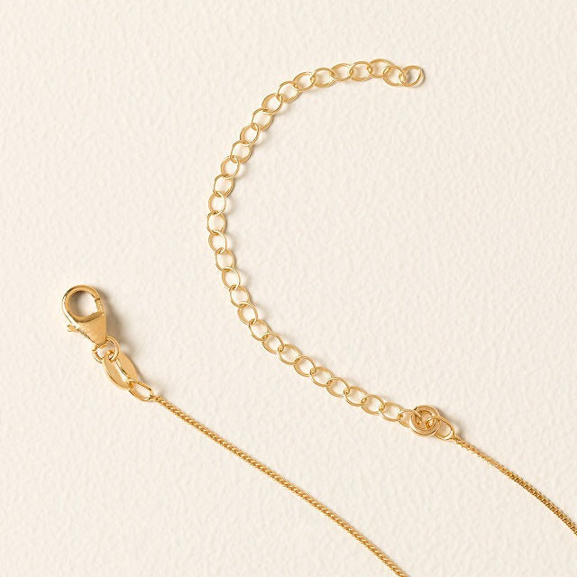 Gold Fill Personalized Birthstone Charm Necklace