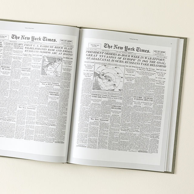 New York Times Custom History of WWII Book