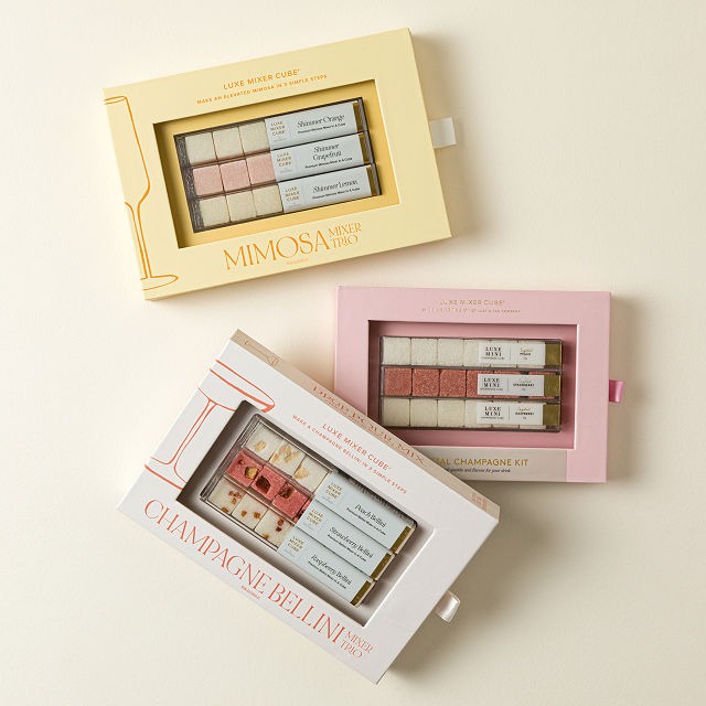 Minute Mimosa Sugar Cube Trio