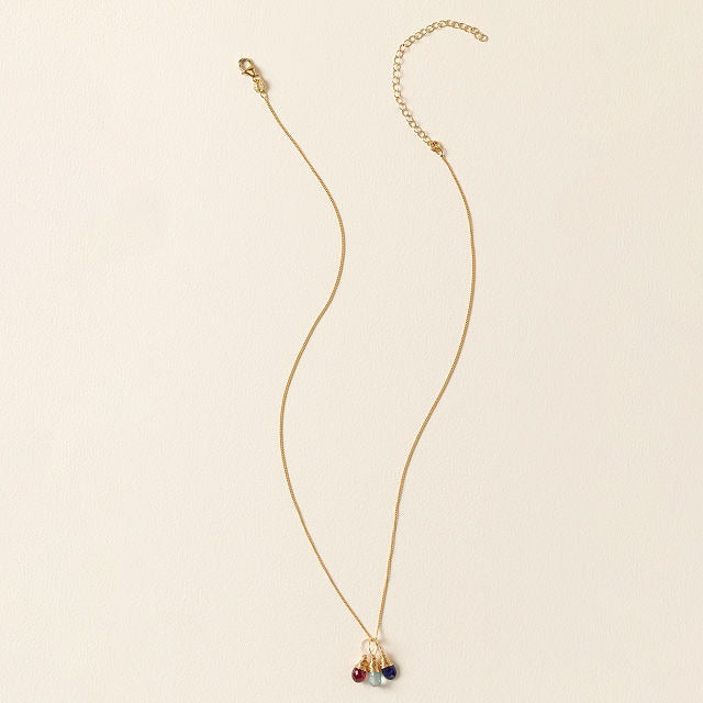 Gold Fill Personalized Birthstone Charm Necklace