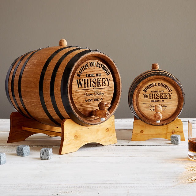 Personalized Whiskey Barrel