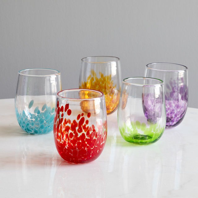 Handmade Birthstone Wine Glass