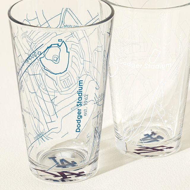 MLB Ballpark Pint Glasses - Set of 2
